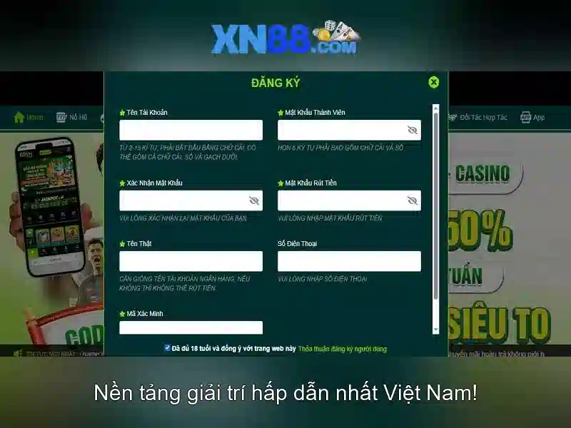 xn88: Nền tảng cá cược trực tuyến uy tín và an toàn